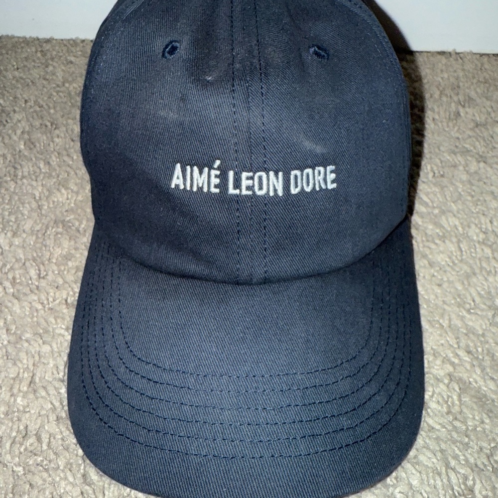 Aimé Leon Dore Navy Cotton Logo Hat